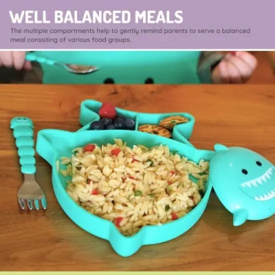 Melii Silicone Suction Plate - Shark image {5}