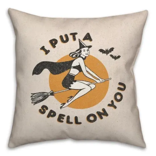Creative Products Retro Witch 18 x 18 Indoor / Outdoor Pillow image {3}