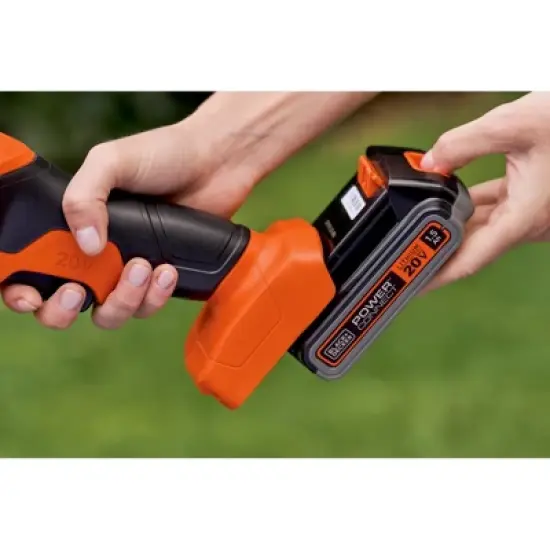 Black & Decker 20V MAX Lithium-Ion Shear Cordless Shrubber (1.5 Ah) image {6}