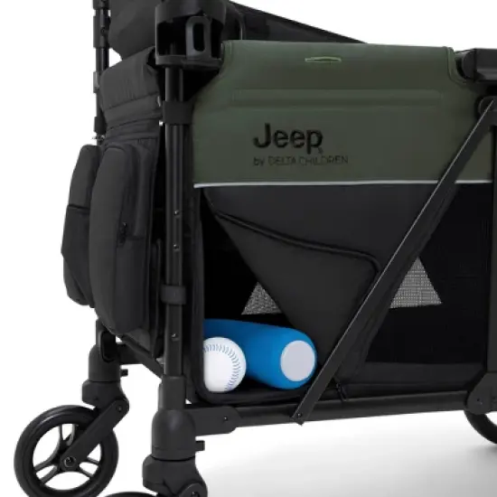 Jeep Aries Stroller Wagon by Delta Children - Black/Green image {12}