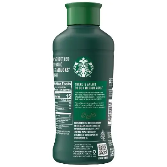 Starbucks Unsweetened Medium Roast Iced Coffee - 48 fl oz image {1}