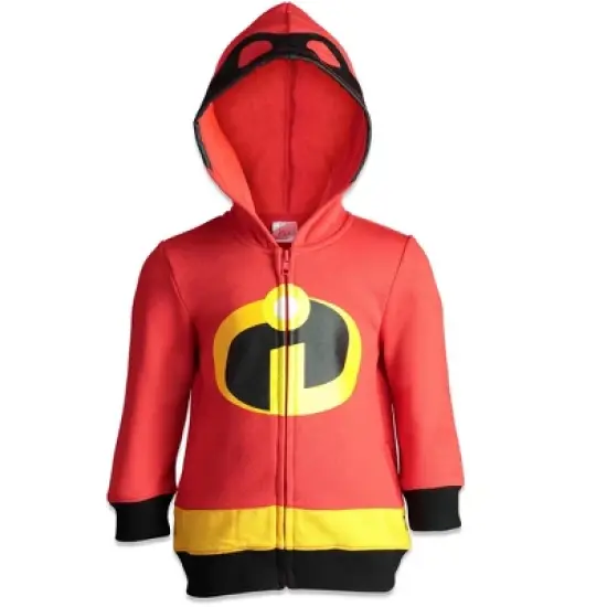 Disney Pixar Cars Incredibles Winnie the Pooh Zip Up Cosplay Hoodie Infant to Toddler image {8}