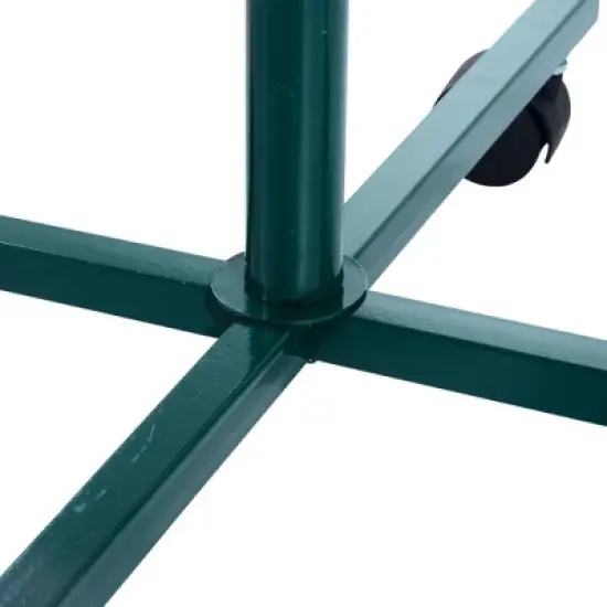 Resenkos 48" Rolling T-Stand Bird Training Activity Playground With Perch Green image {2}