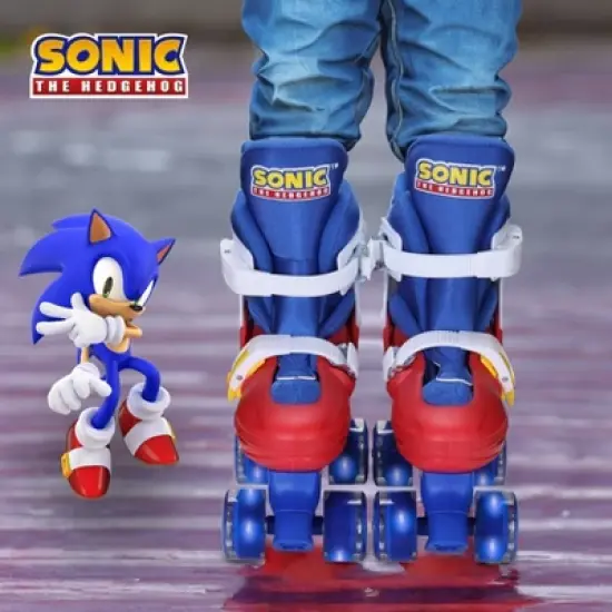 Sonic the Hedgehog 2-in-1 Light Up Wheels Kids' Roller Skates - (3-6) image {5}