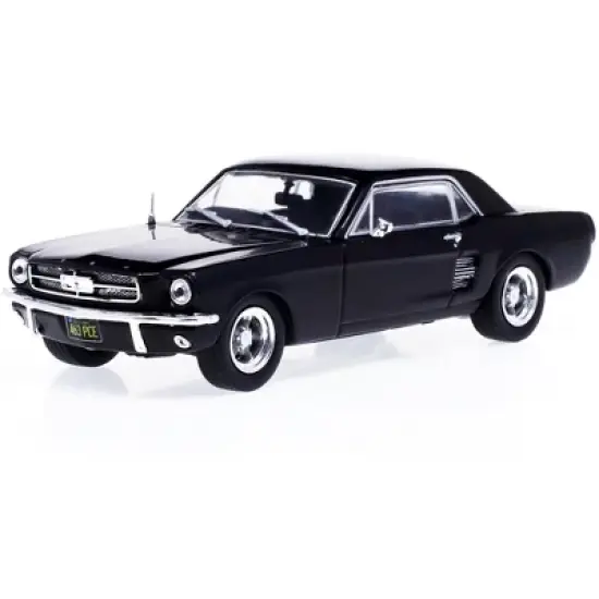 1967 Ford Mustang Coupe Matt Black (Adonis Creed's) "Creed" (2015) Movie 1/43 Diecast Model Car by Greenlight image {1}