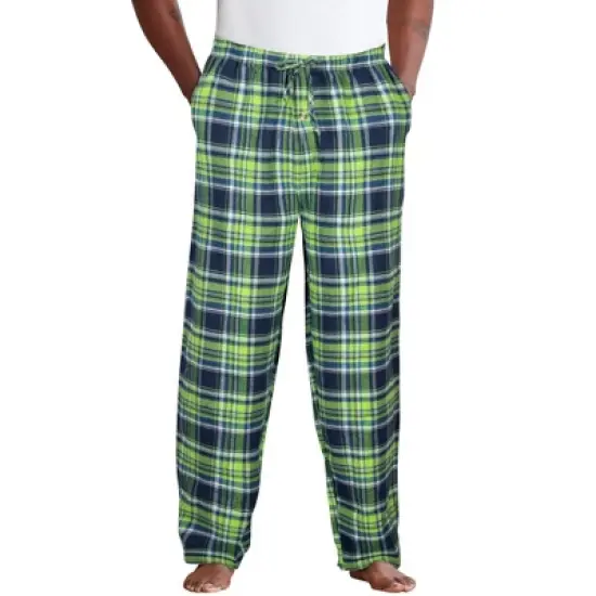 KingSize Men's Big & Tall Flannel Plaid Pajama Pants Pajama Bottoms image {10}
