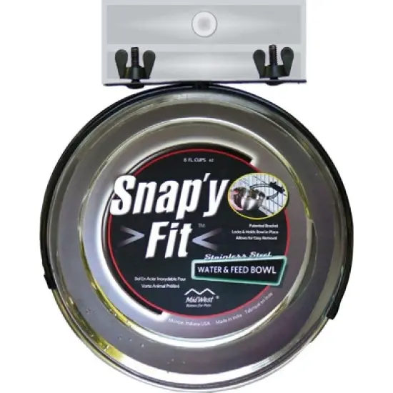 Snap'Y Fit Dog Bowl 2 qt image {1}