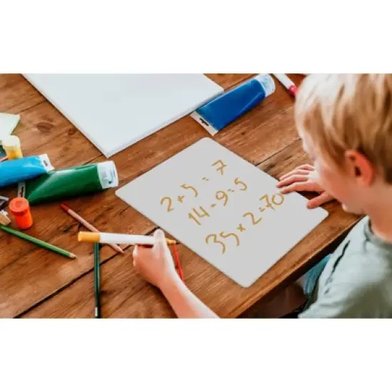 Board Geeks 9" x 12" Classroom Dry Erase Board - 6 Pack image {5}