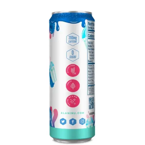Alani Blue Slush Energy Drink - 12 fl oz Can image {1}