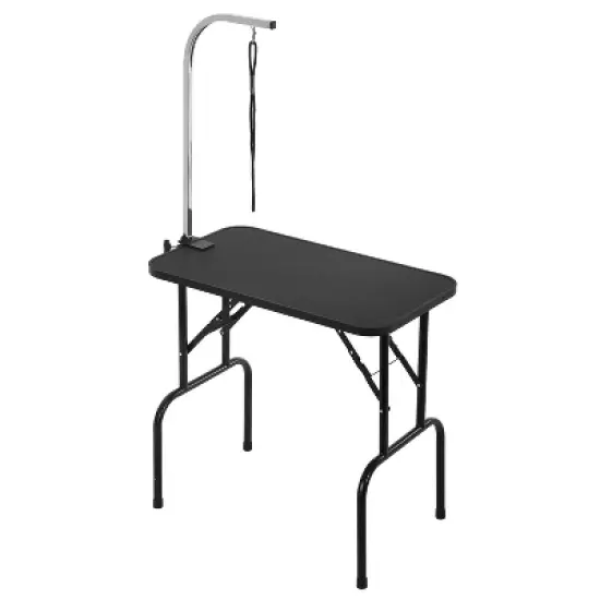 BestMassage 32/36 Inch Pet Grooming Table Foldable Pet Bathing Station, Black image {8}