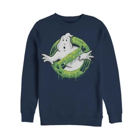 Men's Ghostbusters Slime Logo Sweatshirt image {2}