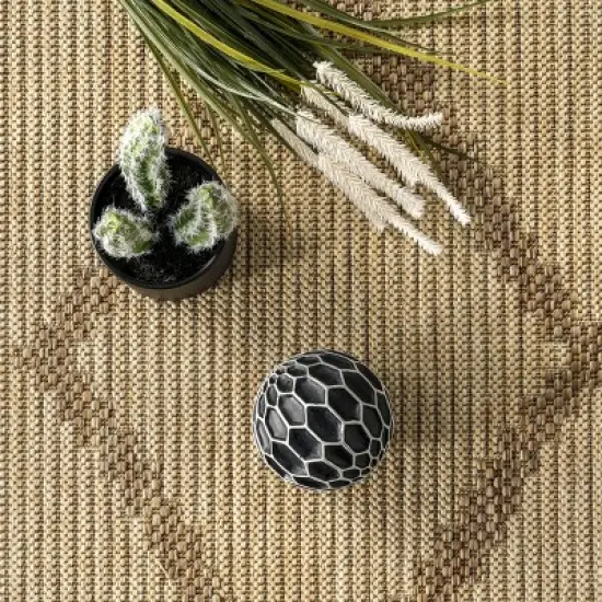 nuLOOM Candice Moroccan Geometric Trellis Indoor and Outdoor Patio Area Rug image {5}