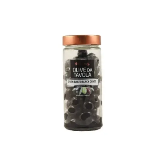 Cinquina Sole d'Abruzzo Oven-Baked Black Olives - Case of 6/11.3 oz image {1}