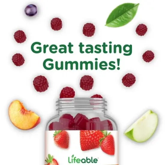 Lifeable - Cranberry - Adult - 60 Gummies image {7}