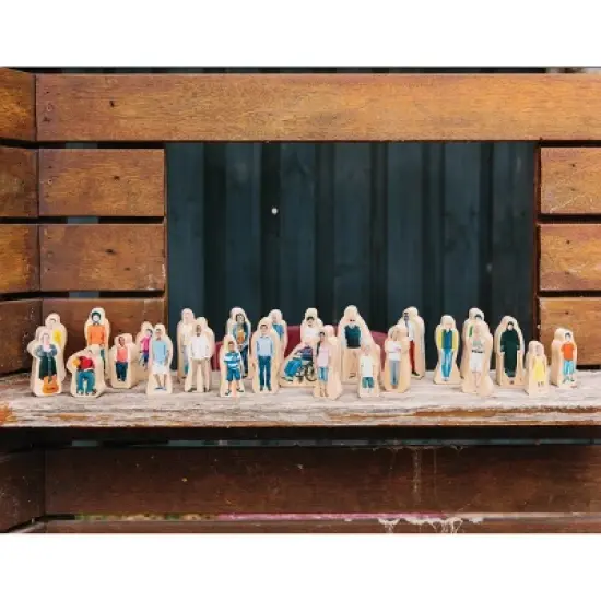 Learning Advantage Everyone's Family Wooden People - 26 pcs image {2}