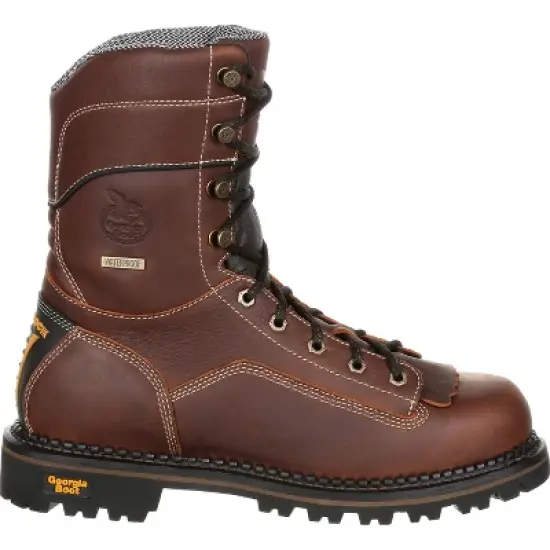 Men's Georgia Boot AMP LT Logger Composite Toe Low Heel Waterproof Work Boot image {6}