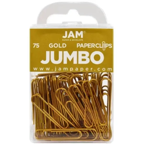 JAM Paper 2" 75pk Colorful Jumbo Paper Clips - Large image {5}