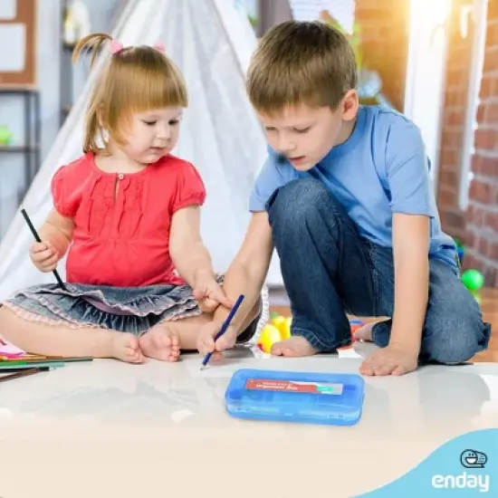 Enday 8" Double Desk Organizer Box image {6}