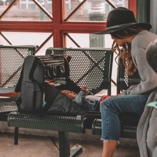 Lulyboo Diaper Bag/Changing Station with Removable Stroller Cady image {5}