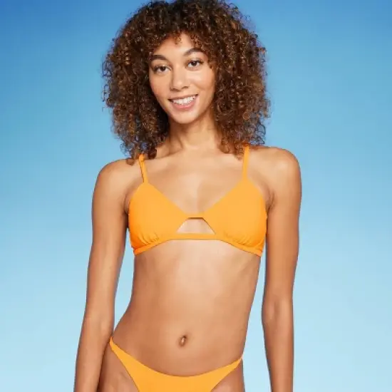 Women's Cut Out Cross Front Bralette Bikini Top - Wild Fable&trade; image {4}