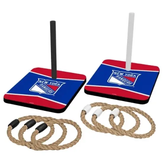 NHL New York Rangers Quoits Ring Toss Game Set image {1}
