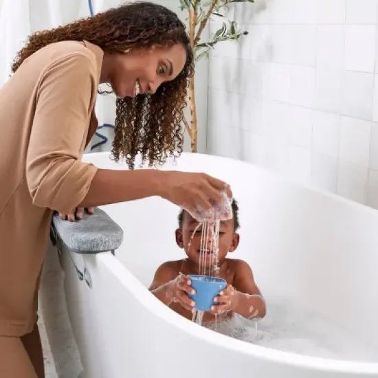 Lalo 6pc Silicone Stacking Cups Bath Toy image {5}