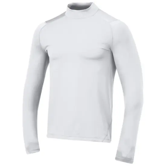 Men's Under Armour CGI ColdGear Mock Compression Shirt White Small image {1}
