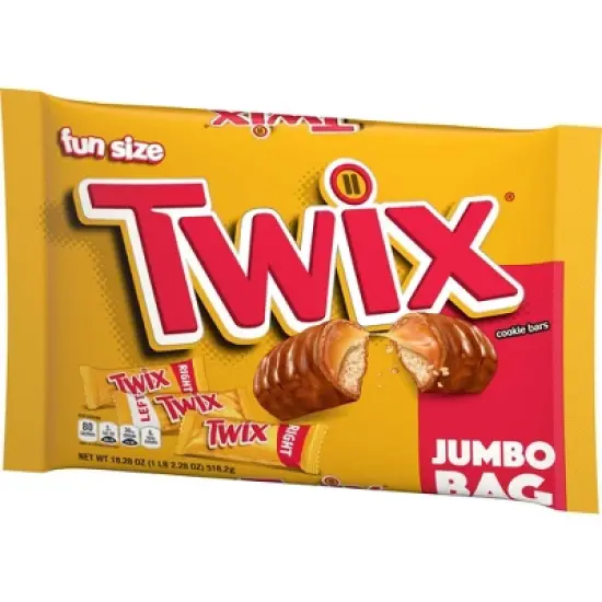 Twix Halloween Chocolate Caramel Cookie Bars Fun Size - 18.28oz image {9}