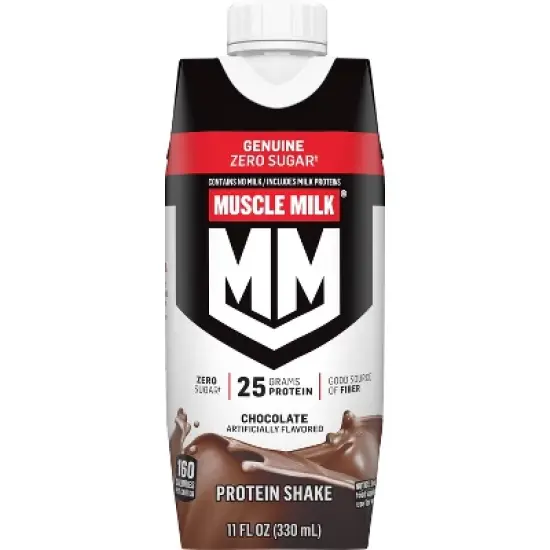 Muscle Milk Genuine Protein Shake - Chocolate - 11 fl oz/4pk image {2}