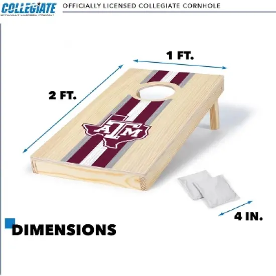 NCAA Michigan Wolverines 1'x2' Wood Cornhole Set image {4}