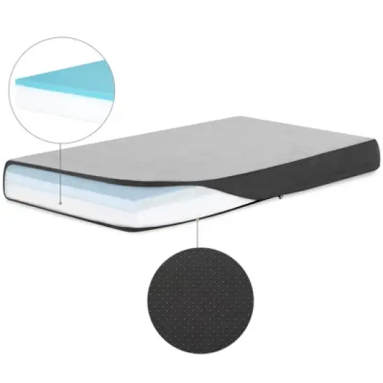 TailZzz Milo Wooden Pet Bed with Mattress  Small / Medium Dog Bed image {8}