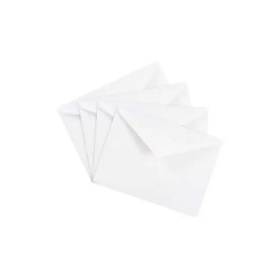 JAM Paper 4Bar A1 Invitation Envelopes with V-Flap 3.625 x 5.125 White 25/Pack (4023204) image {2}