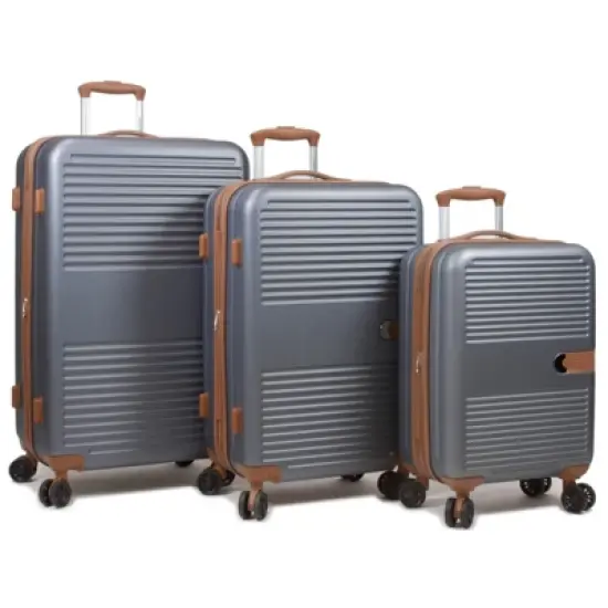 World Traveler Smart Hardside 3-Piece Luggage Set With USB Port image {8}
