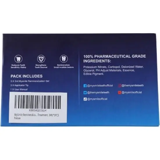 MySmile Remineralization Gel, Remineralizing Gel for Reduce Teeth Sensitivity After Teeth Whitening image {6}