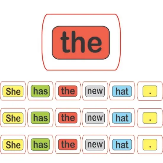 Ashley Productions&reg; Die-Cut Magnetic Foam Sentence Building, 100 Pieces Per Pack, 3 Packs image {3}