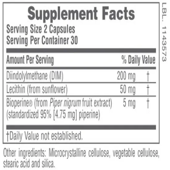 Pro DIM 200mg by Nature's Plus  -  60 Capsule image {3}