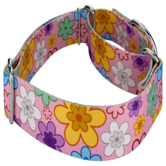 Country Brook Petz 1 1/2 Inch May Flowers Martingale Dog Collar image {5}