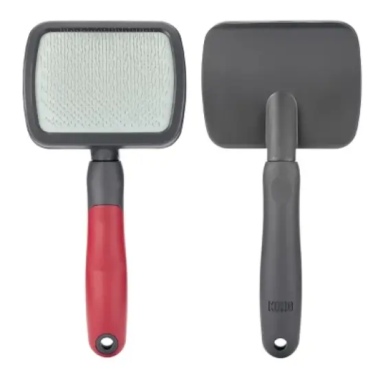 KONG Non-Slip Grip Large Slicker Dog Grooming Brush image {8}