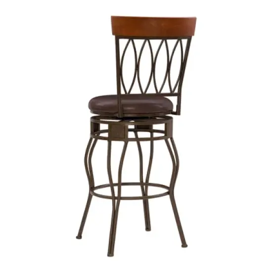 30" Flynn Barstool Bronze - Linon image {4}