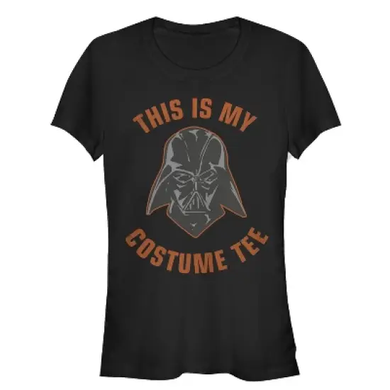 Junior's Star Wars Halloween This is My Darth Vader Costume T-Shirt image {2}