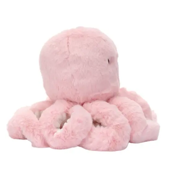 Lambs & Ivy Sea Dreams Pink Plush Octopus Stuffed Animal Toy - Bubbles image {3}