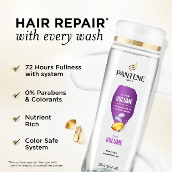 Pantene Pro-V Volume & Body Shampoo image {2}