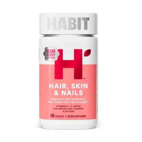HABIT Hair Skin and Nails Vegan Capsules - 60ct image {11}