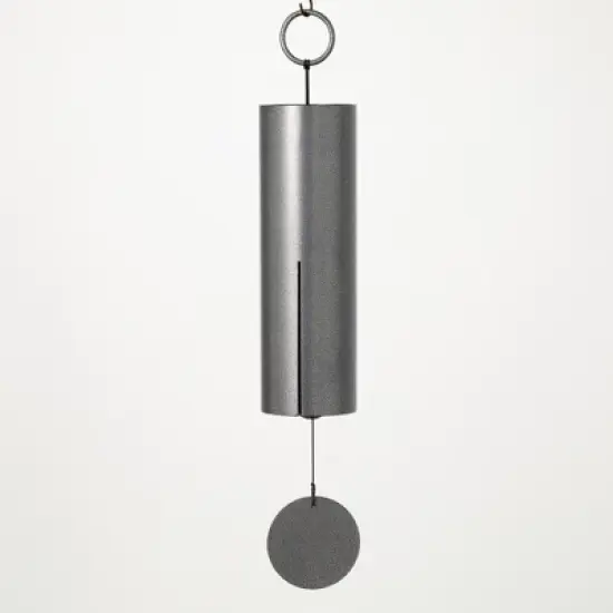 Woodstock Chimes Dynasty Wind Bell Antique Silver 27" image {5}