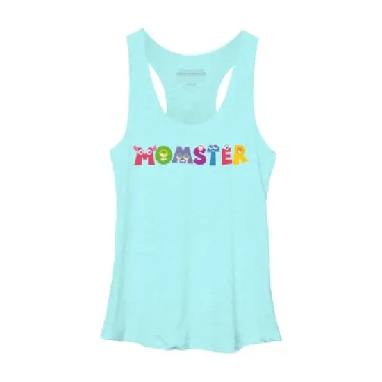 Women's Design By Humans Cute Momster Cartoon Monster By averilshop Racerback Tank Top image {4}