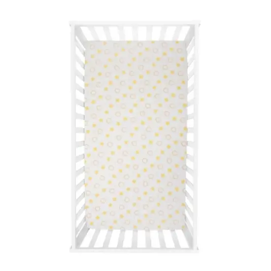 Sammy & Lou Butterflies and Sunshine Microfiber Crib Sheet - 2pk image {4}
