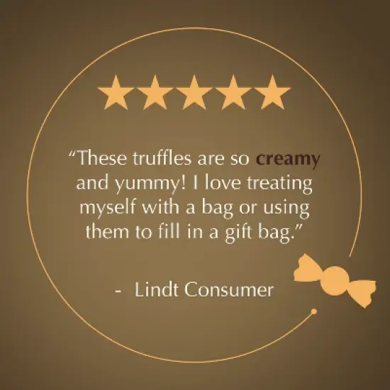 Lindt Lindor Assorted Chocolate Candy Truffles For You Gift Box - 6.8oz image {6}