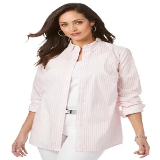 Jessica London Women&rsquo;s Plus Size Poplin Tunic image {8}