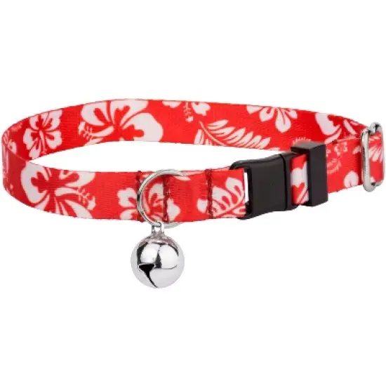 Country Brook Petz Red Hawaiian Cat Collar image {5}