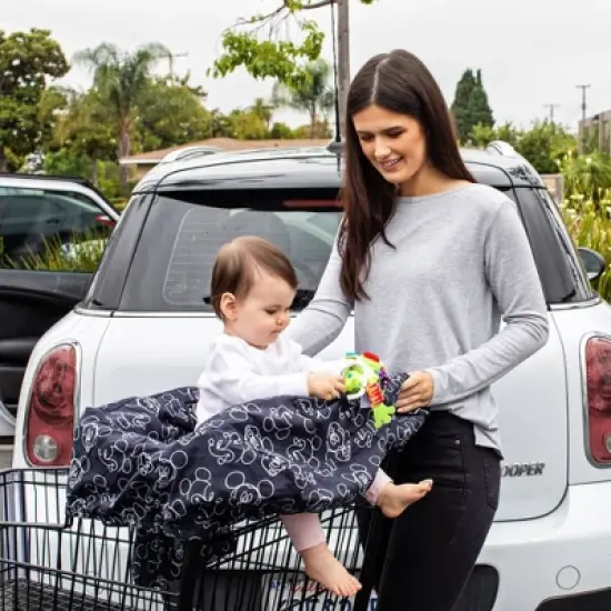 Disney Baby by J.L. Childress Shopping Cart and High Chair Cover Mickey image {1}
